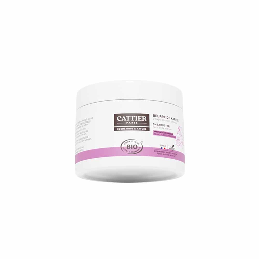 Cattier Manteca de karité flores de las islas bio 100g