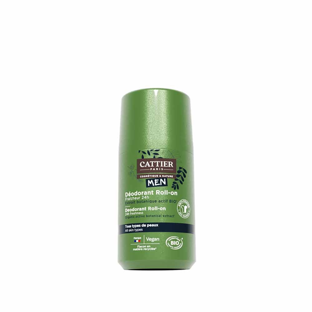 Cattier Hombre Desodorante Roll on ecológico 24 horas de frescura 50 ml