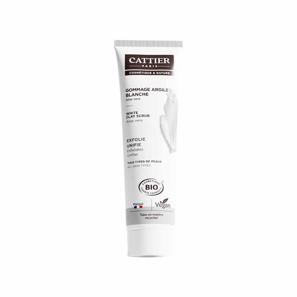 Cattier Exfoliante facial arcilla blanca bio todo tipo de pieles 100ml