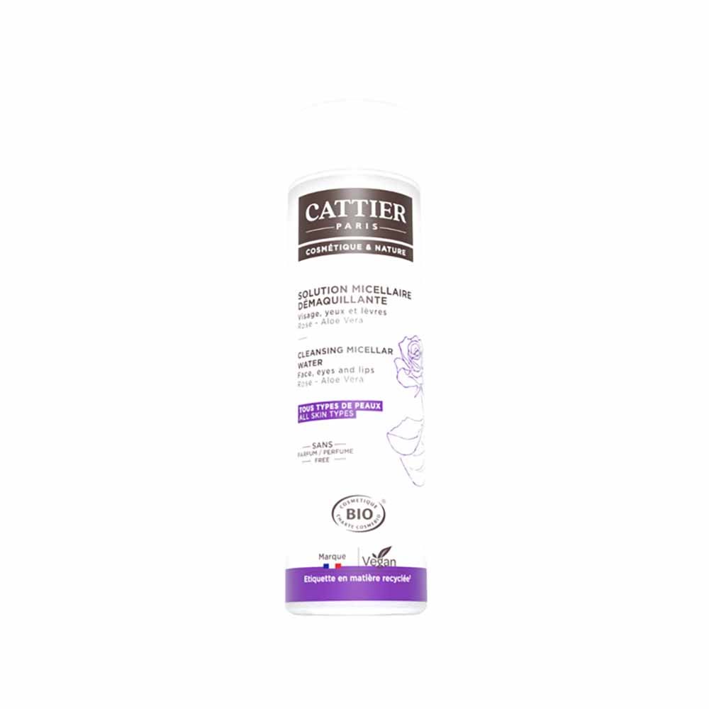 Cattier Desmaquillante micelar rosa aole vera bio 300ml