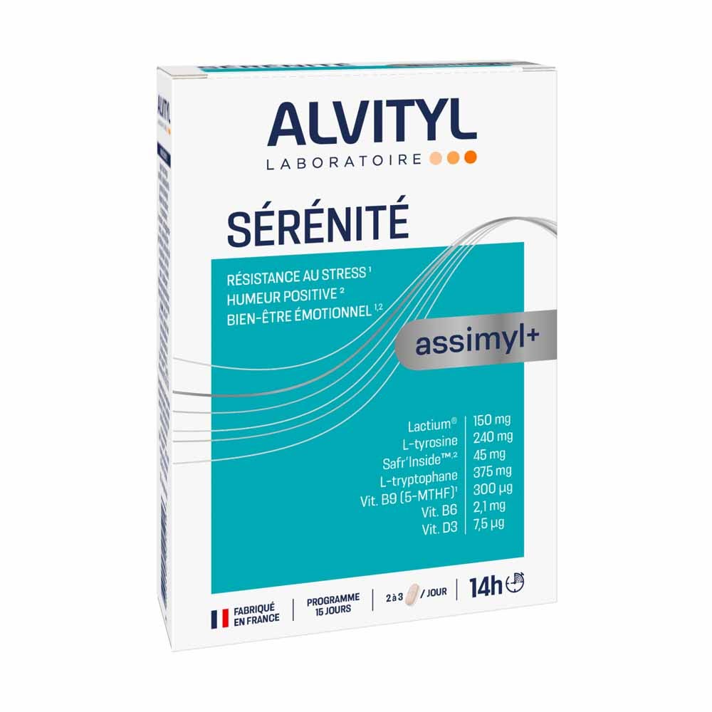 Alvityl Assimyl+ Serenidad resistencia al estrés 30 comprimidos