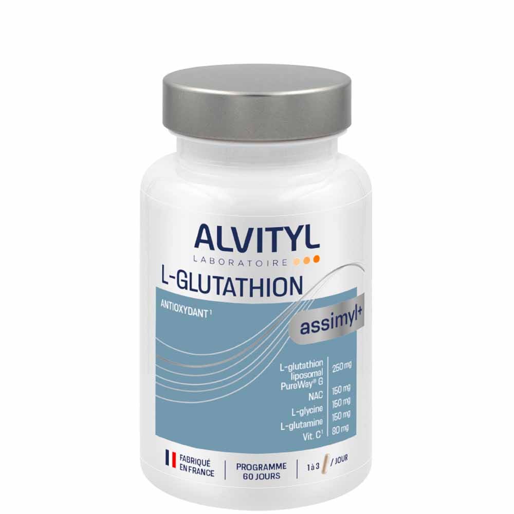Alvityl Assimyl+ L-glutatión protección celular 60 cápsulas