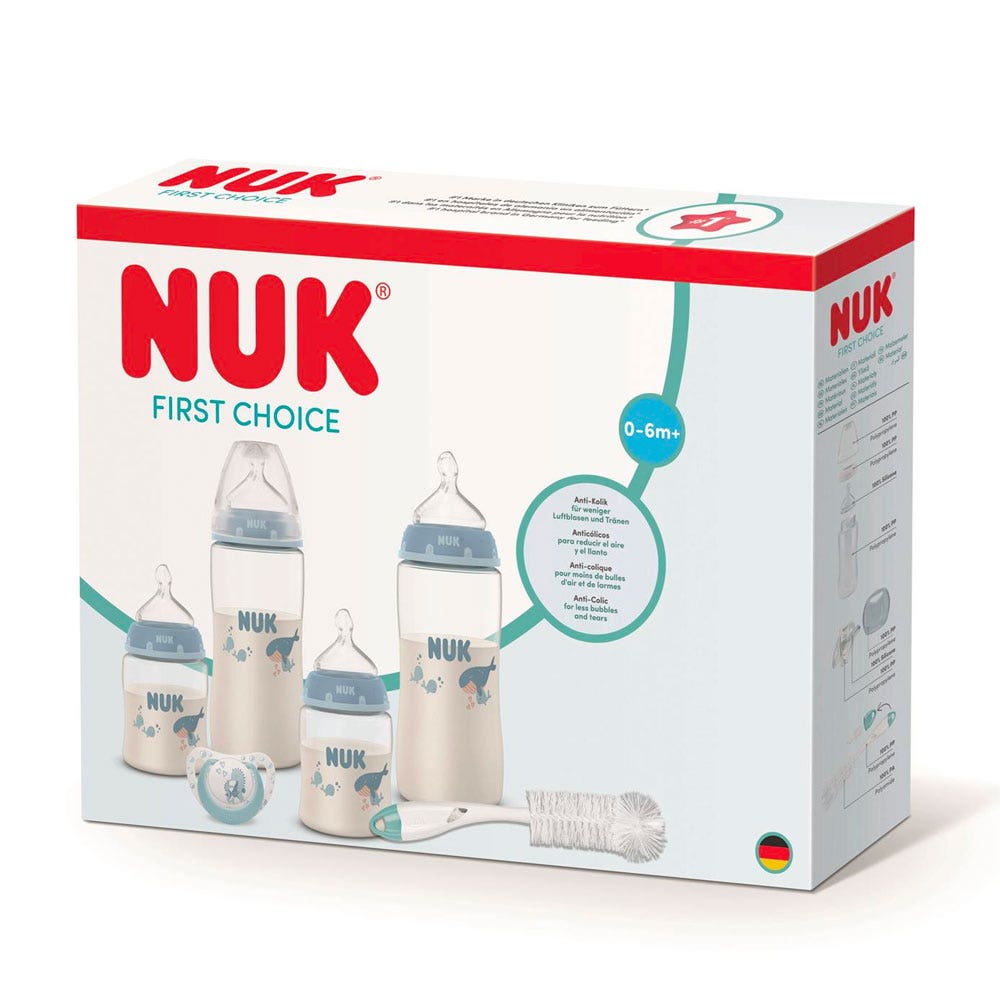 Nuk Coffret Perfect Start First Choice + Temperature Control 8 unidades