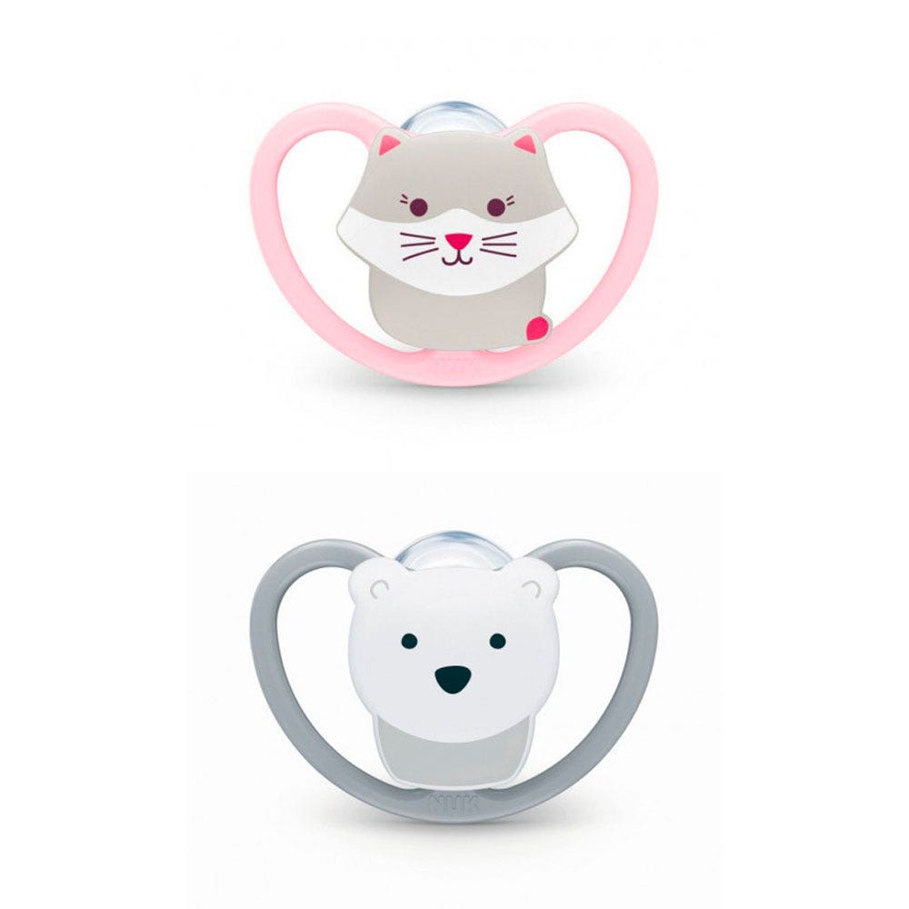 Nuk Perfect Match Chupetes fisiológicos de 6 a 18 meses 2 x