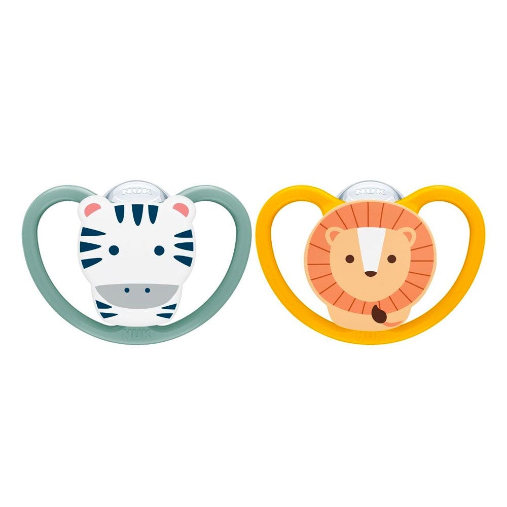 Nuk Perfect Match Chupetes fisiológicos de silicona 18 a 36 meses 2 x