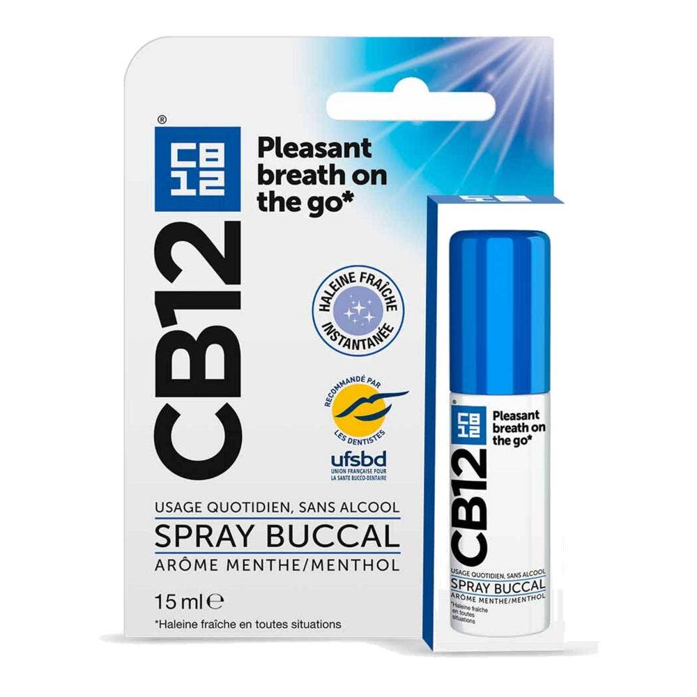 Cb12 Spray de menta Arôme Menthe 15 ml