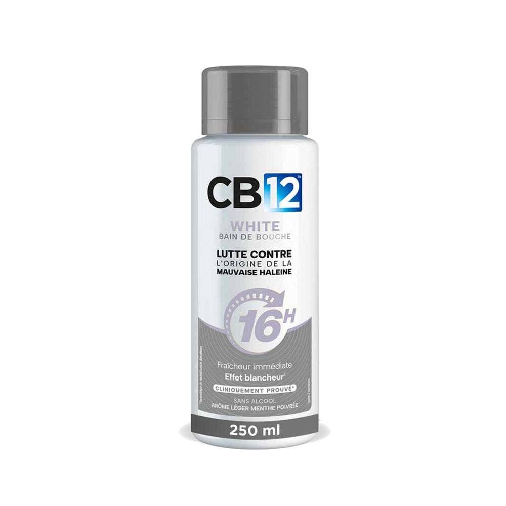 Cb12 Colutorio dientes blancos aliento fresco 12h 250 ml
