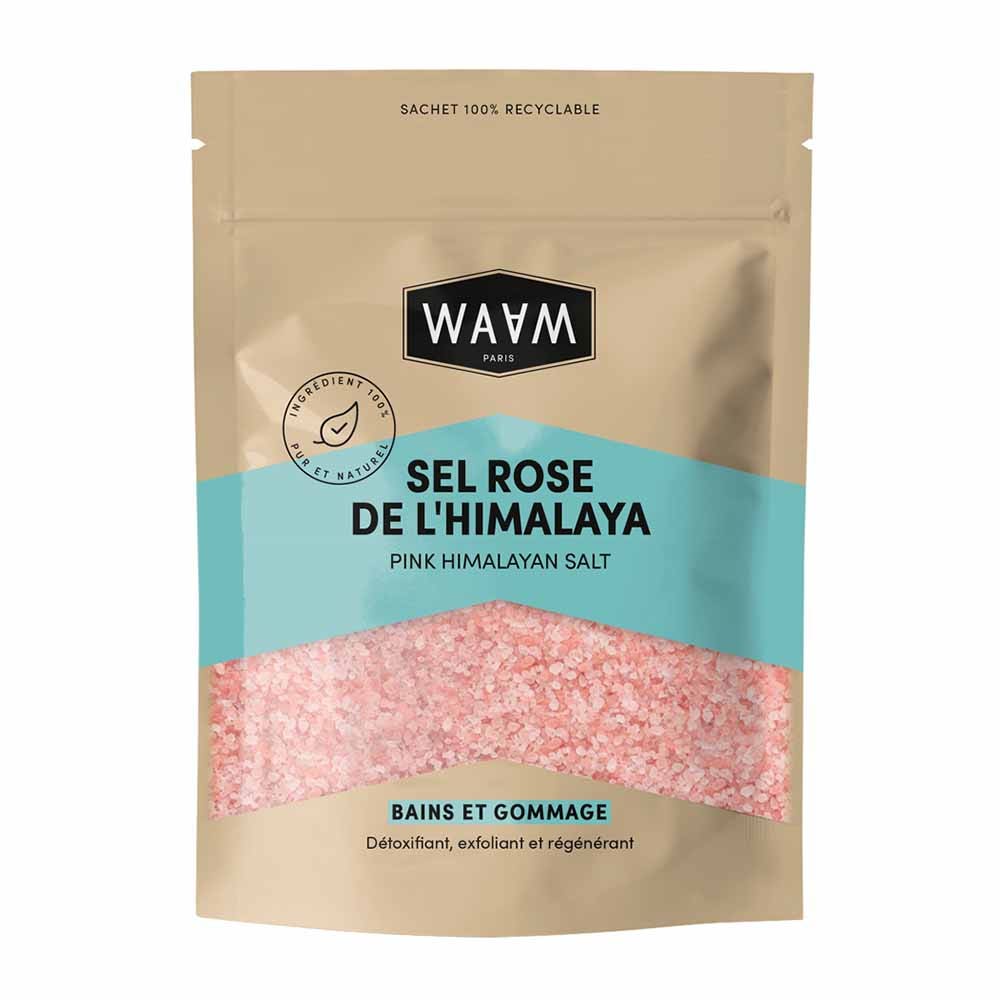 Waam Sal del Himalaya rosa Baño y Exfoliante 500 g