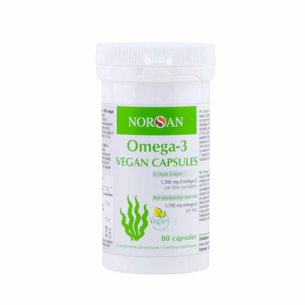 NORSAN Omega 3 vegano aceite de algas 80 cápsulas