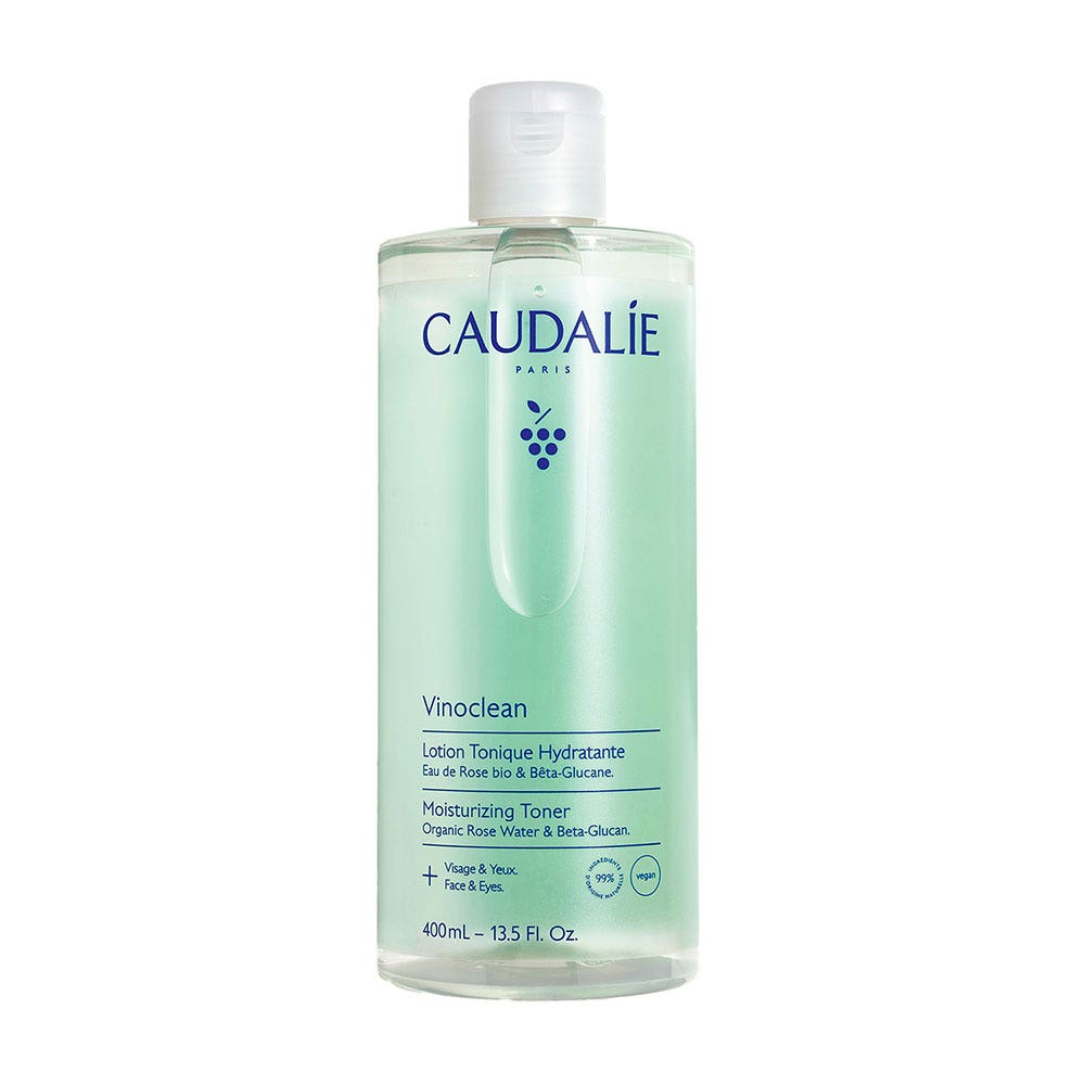 Caudalie Vinoclean Loción tónica hidratante rostro y ojos 400 ml