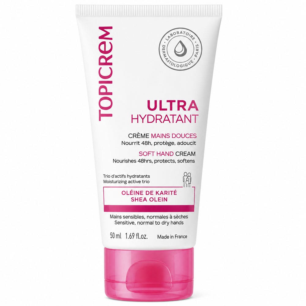 Topicrem Ultra Hidratante Crème Mains Douces Nourrit 48h 50 ml