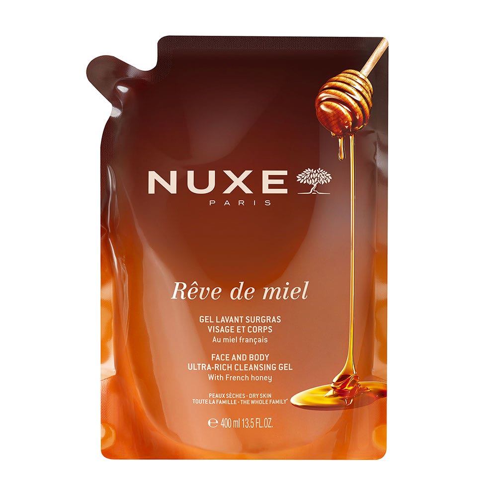 Nuxe Reve De Miel Eco recarga gel limpiador sobregraso 400 ml