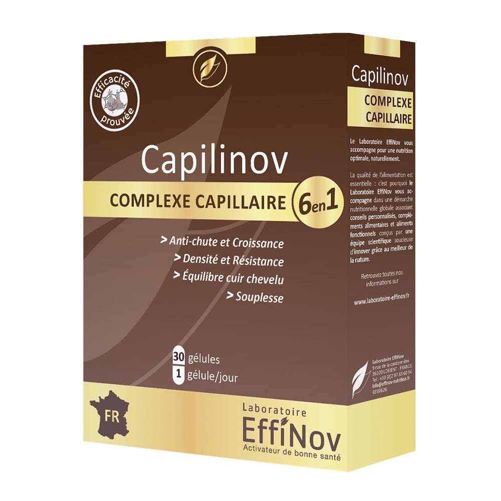 Effinov Nutrition Capilinov complejo capilar 30 cápsulas