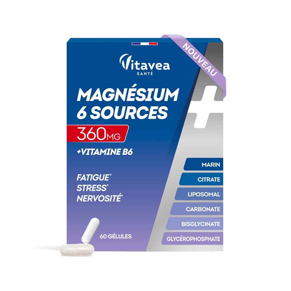 Vitavea Santé Magnesio 6 fuentes 60 cápsulas