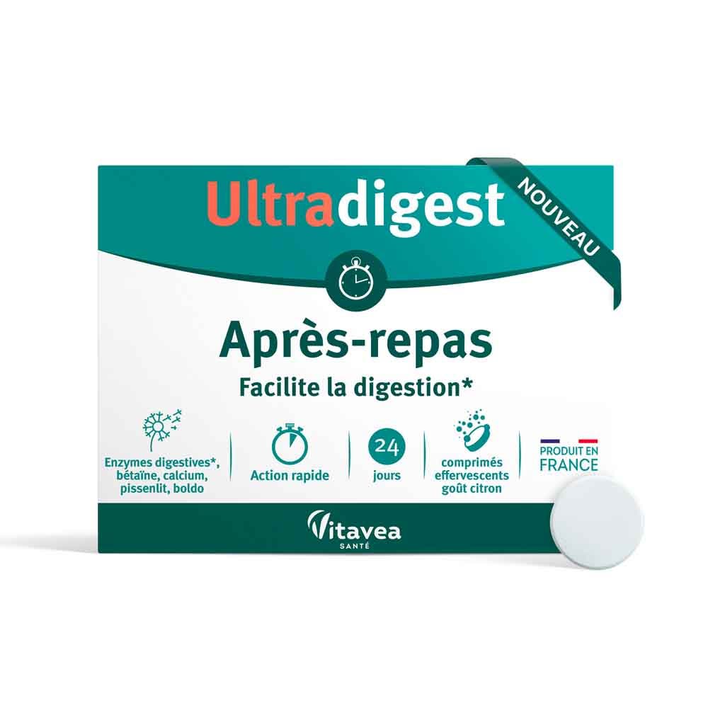 Vitavea Santé UltraDigest después de las comidas 24 comprimidos efervescentes