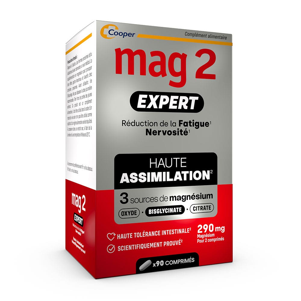Mag 2 Expert bisglicinato de magnesio 90 comprimidos