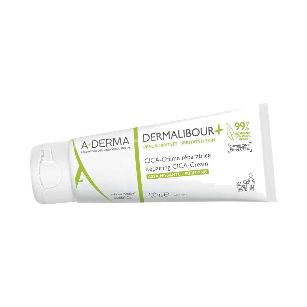 A-Derma Dermalibour+ Cica crema reparadora purificante pieles irritadas 100 ml