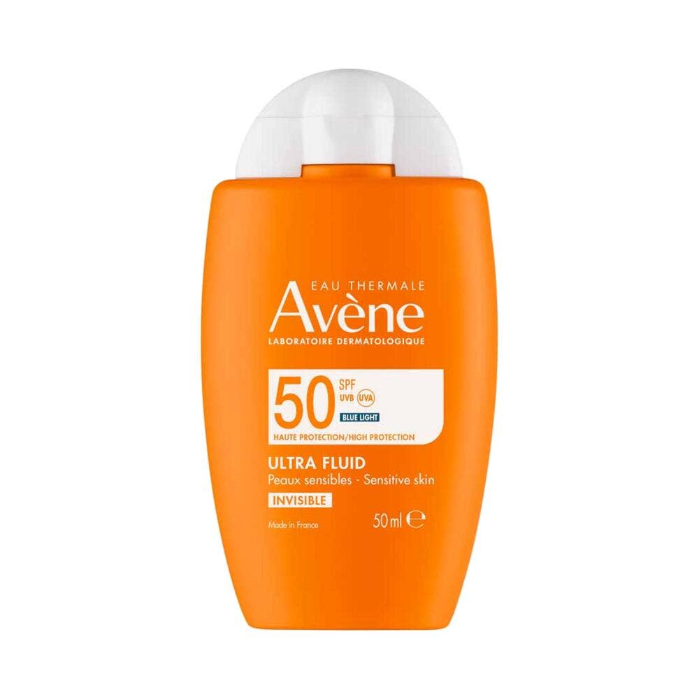 Avène Solar Ultra Fluid SPF50 UVB UVA Luz Azul 50 ml