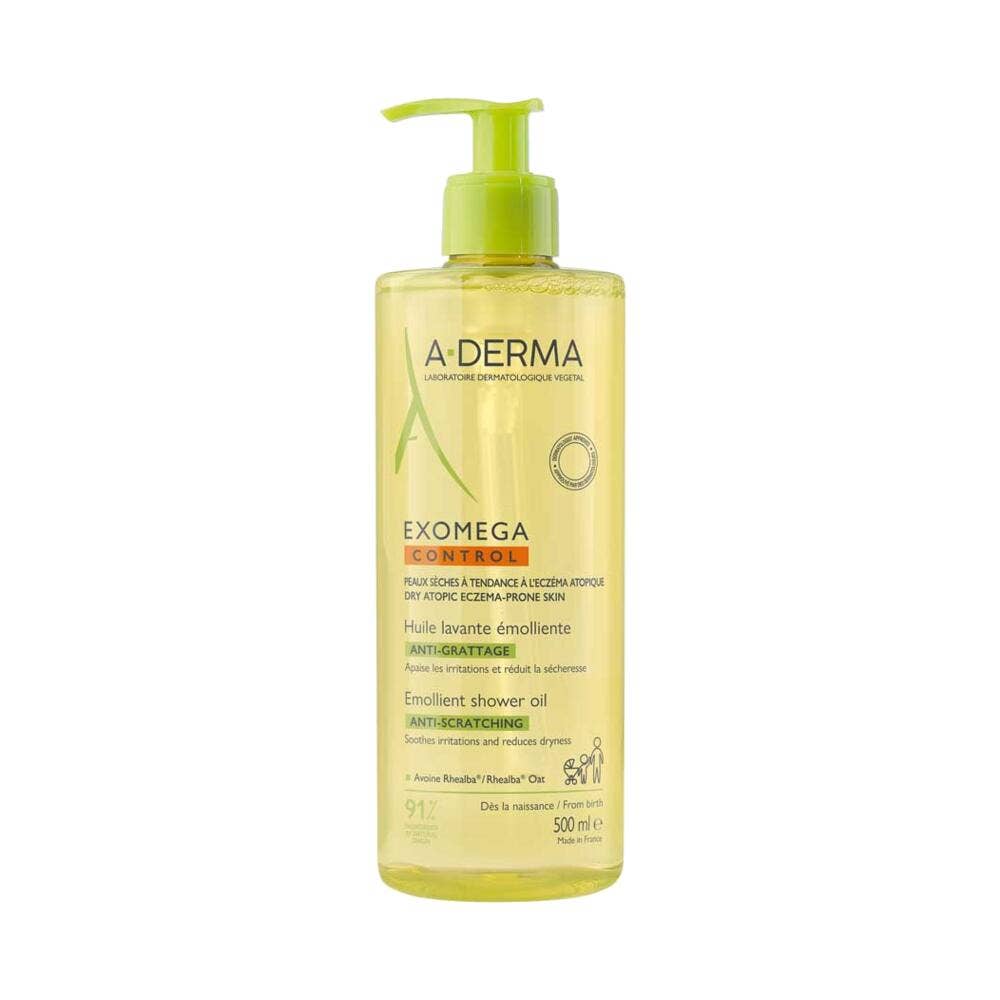 A-Derma Exomega Control Aceite limpiador emoliente calmante 500ml