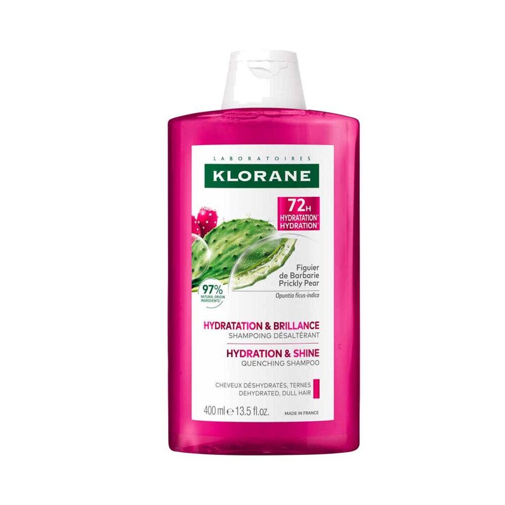 Klorane Higuera Champú 72h Hidratación y brillo 400 ml