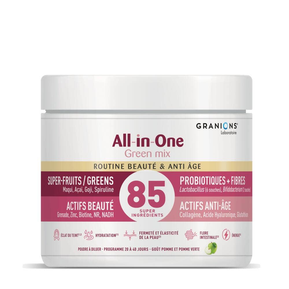 Granions All-in-One Belleza y antiedad frambuesas 146 g