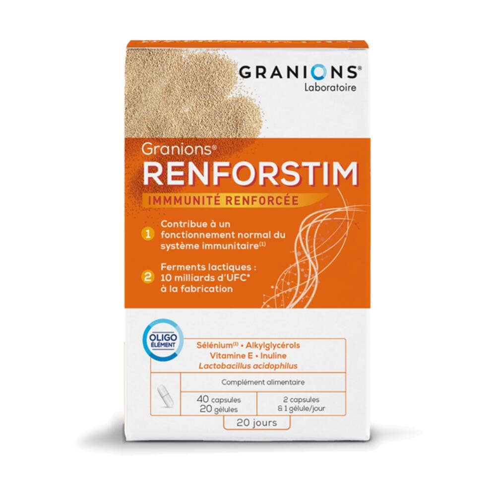 Granions Renforstim 40 Cápsulas + 20 Gelatinas