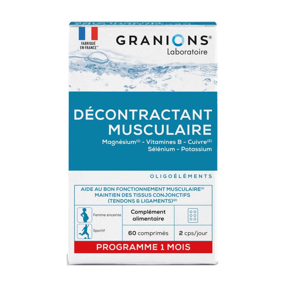 Granions Descontracturante muscular 60 comprimidos