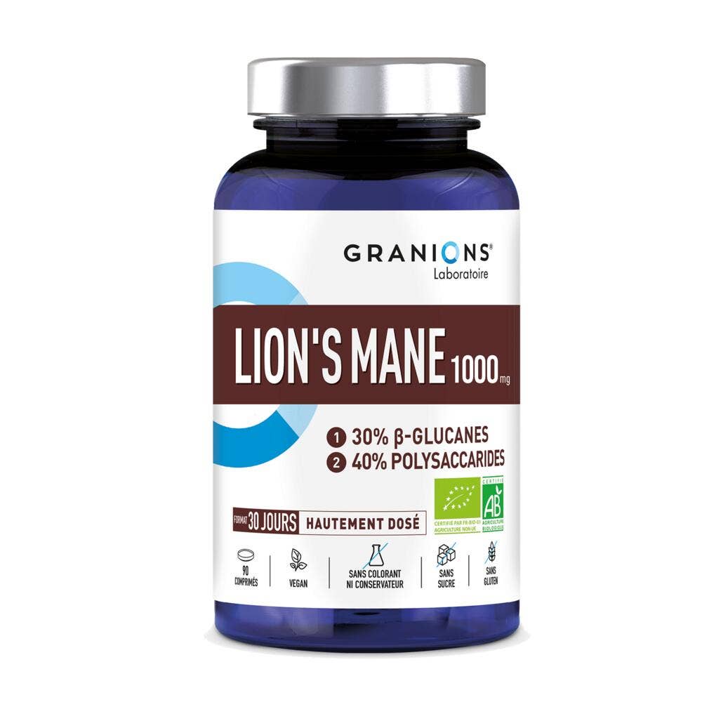 Granions Melena de león bio 1000 mg 90 comprimidos