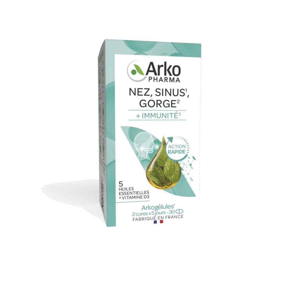 Arkopharma Arkocápsulas Nariz y garganta 30 cápsulas