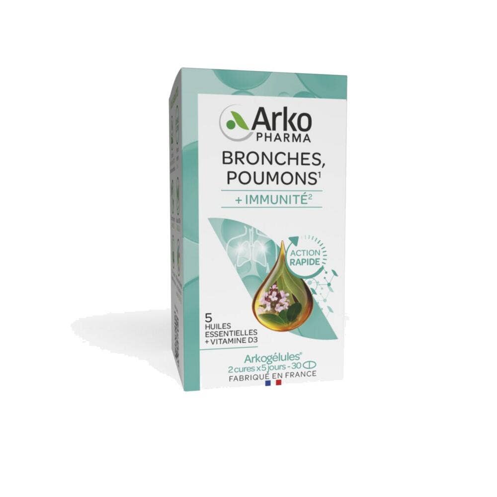Arkopharma Arkocápsulas Bronquios 30 cápsulas