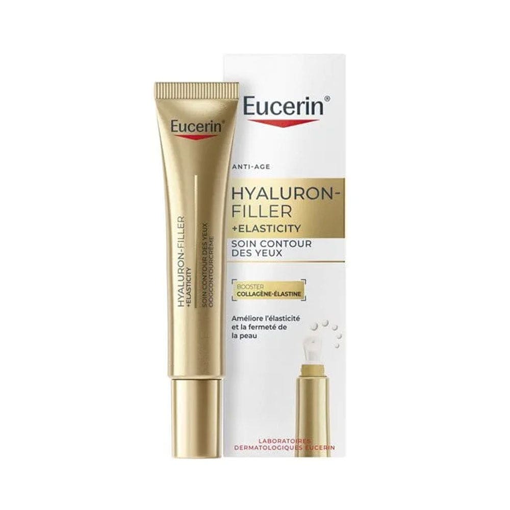 Eucerin Hyaluron-Filler + Elasticity Cuidado para el contorno de ojos SPF20 pieles maduras 15 ml