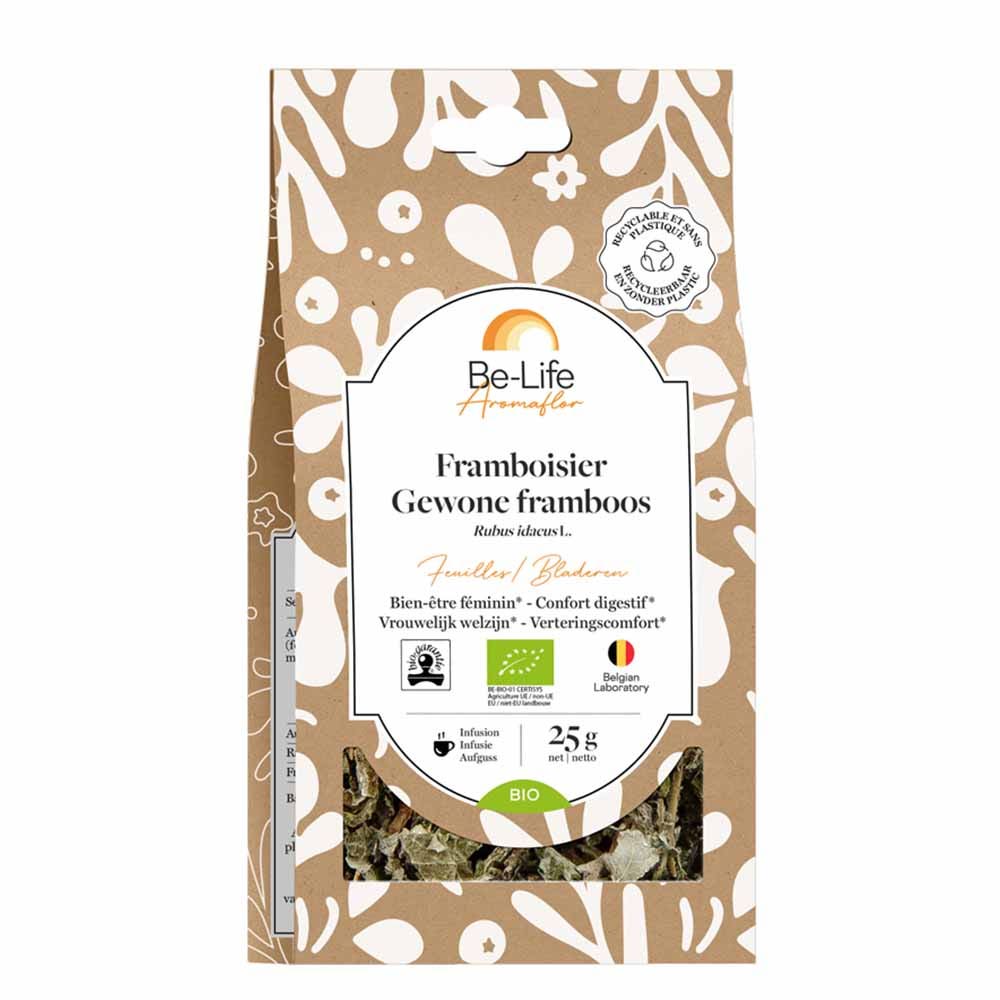Be-Life Aromaflor infusión de hojas de frambueso ecológica 25 g
