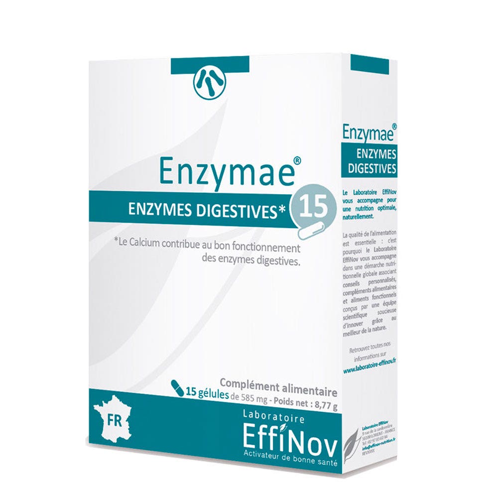 Effinov Nutrition Enzymae digestivas 15 cápsulas