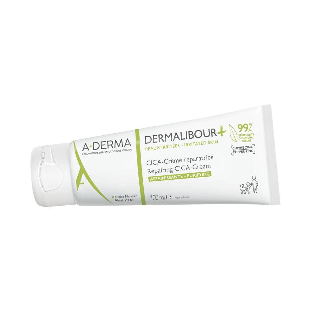 A-Derma Dermalibour+ Cica crema reparadora purificante pieles irritadas 100 ml