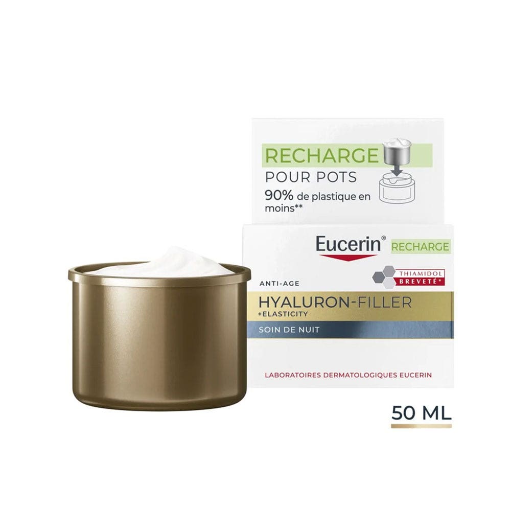 Eucerin Hyaluron-Filler + Elasticity Recarga cuidado de noche 50 ml