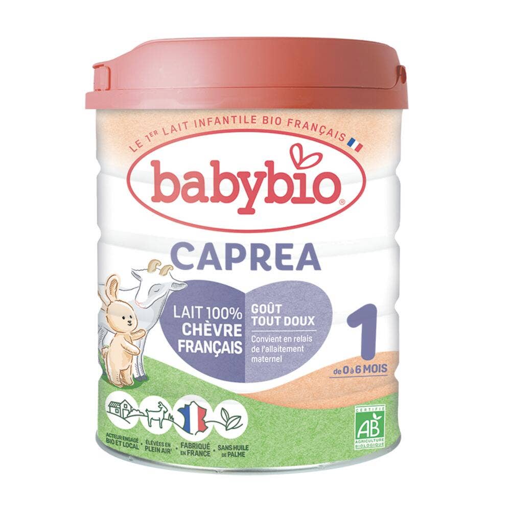 Babybio Leches Infantiles Caprea 1 en polvo bio leche de cabra de 0 a 6 meses 800 g