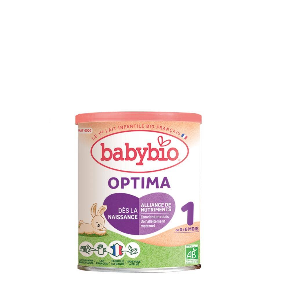 Babybio Optima 1 Bio en polvo de 0 a 6 meses 400 g