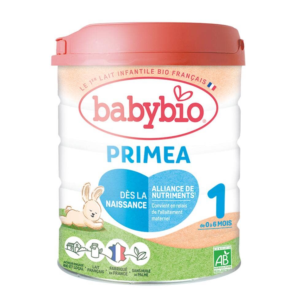 Babybio Leches Infantiles Primea 1 Leche en polvo ecológica de 0 a 6 meses 800g