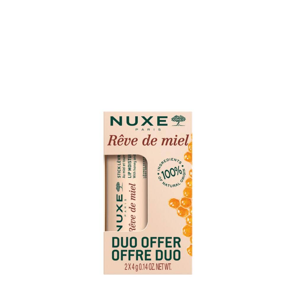 Nuxe Reve De Miel Stick labial hidratante 2x4g