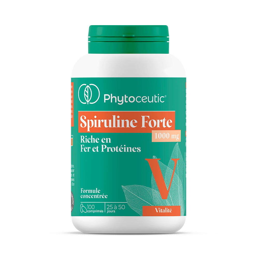 Phytoceutic Espirulina Forte 100 Comprimidos 1000 mg