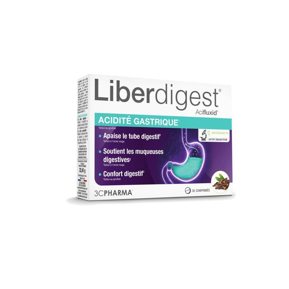 3C Pharma Liberdigest Acidez gástrica 30 comprimidos