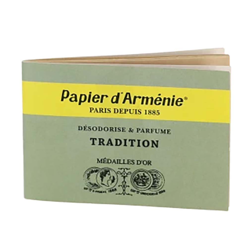 Papier D'Armenie Cuaderno de papel para quemar desodoriza y perfuma 12 Hojas