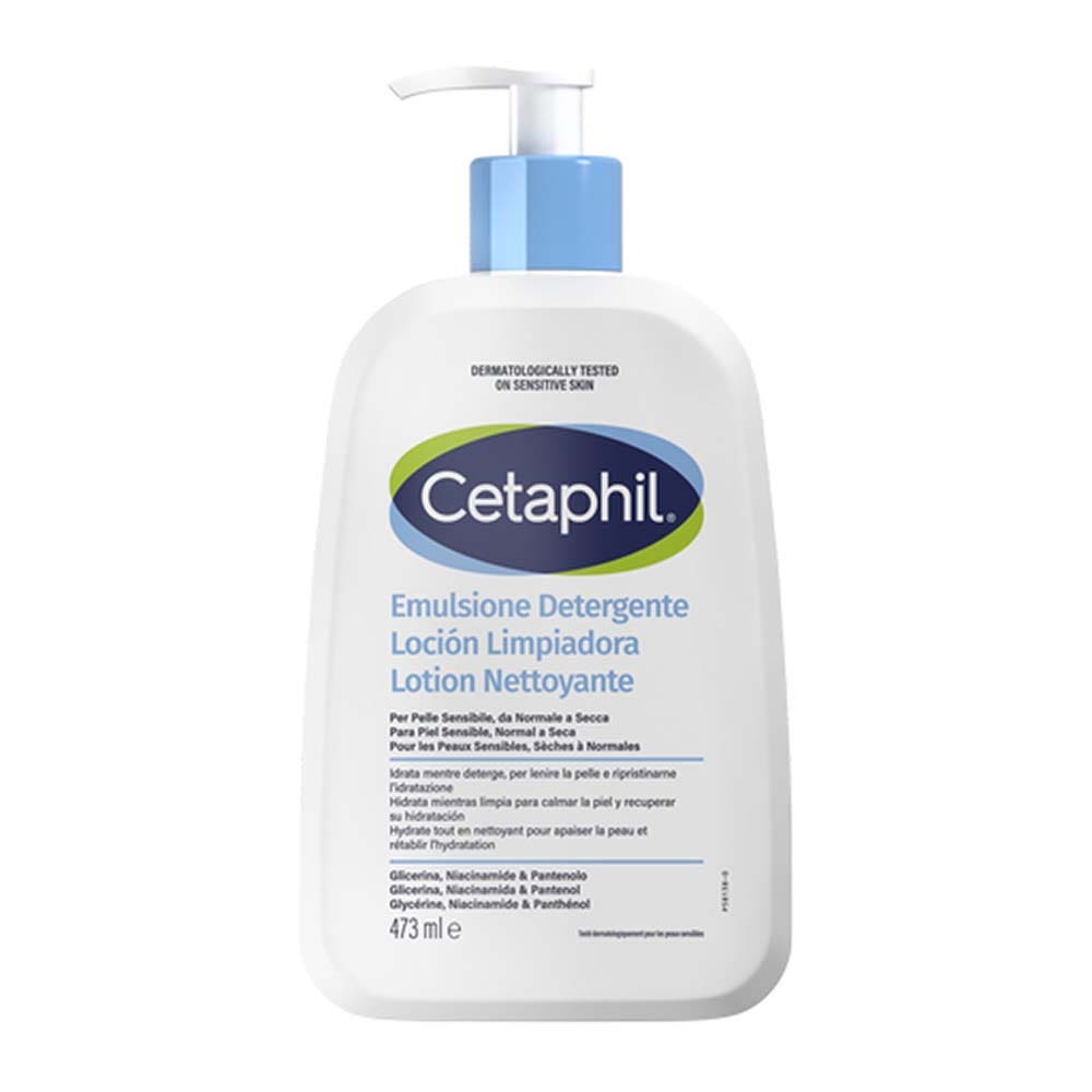 Cetaphil Loción limpiadora rostro y cuerpo pieles sensibles 460ml
