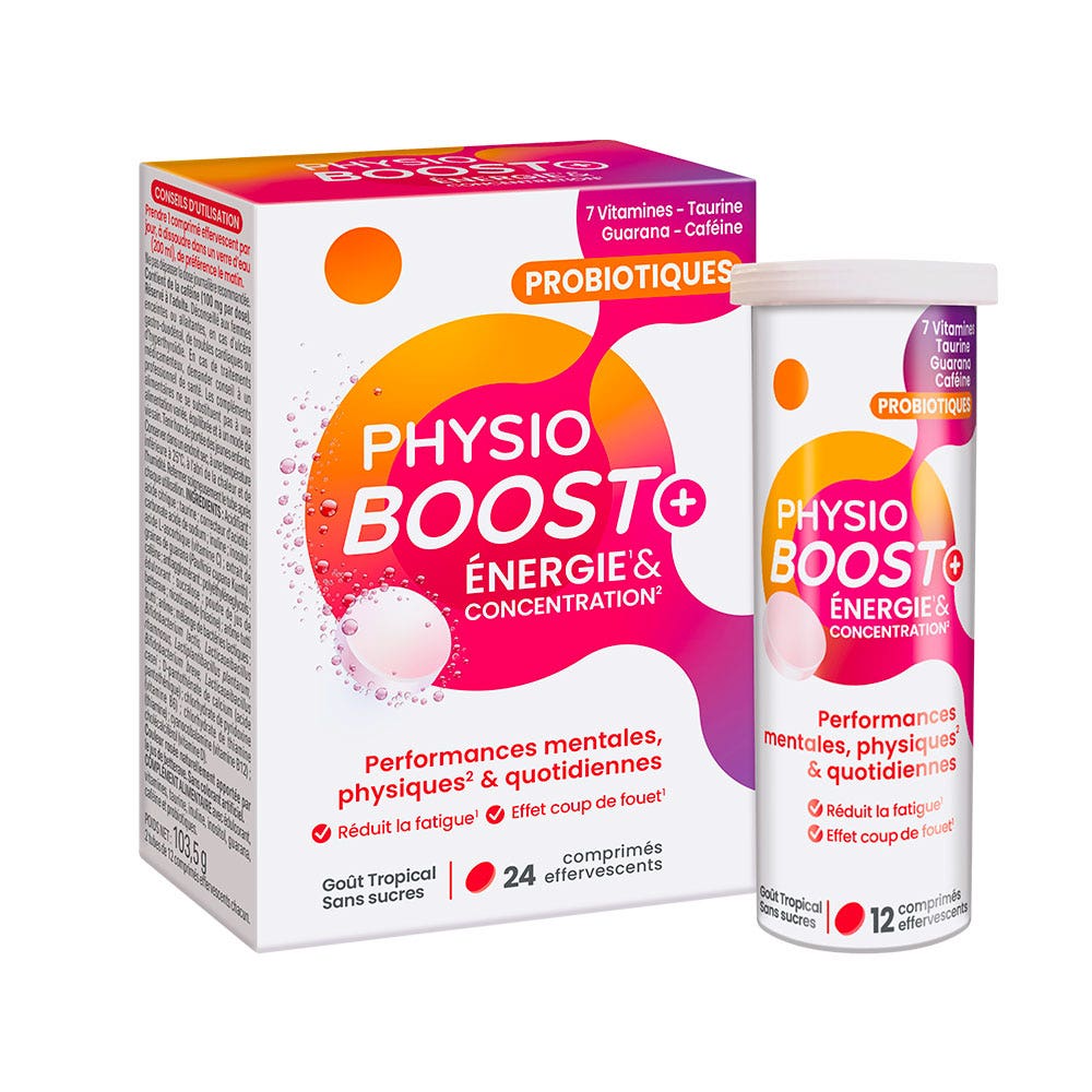Laboratoire Immubio PhysioBoost+ 24 comprimidos efervescentes