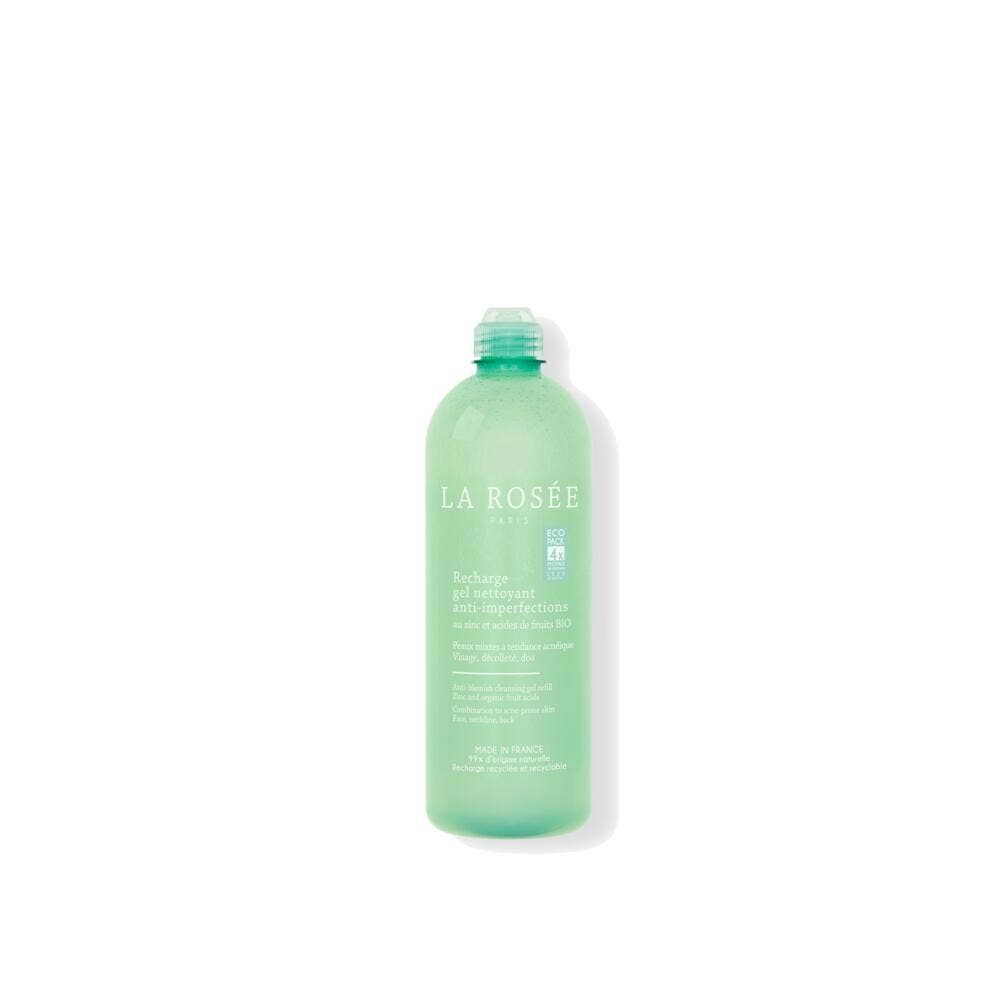 LA ROSÉE Recarga gel limpiador ecológico antiimperfecciones 400 ml