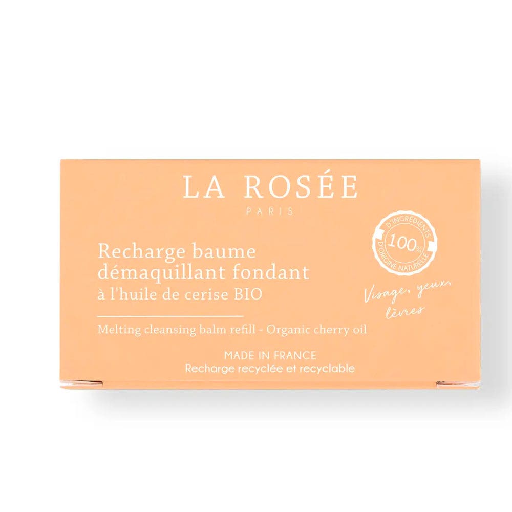 LA ROSÉE Recarga bálsamo desmaquillante fundente con aceite de cereza ecológica 90 ml