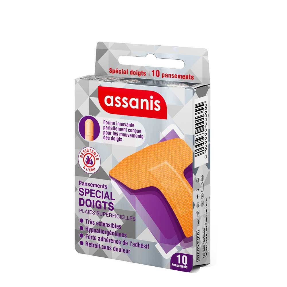 Assanis Apósito especial para dedos x 10