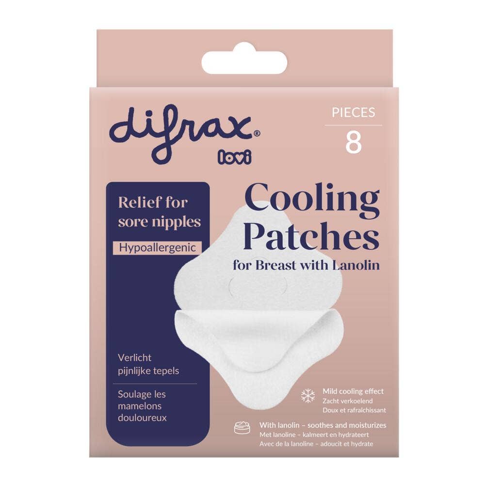 Difrax Parches de lactancia refrescantes x 8