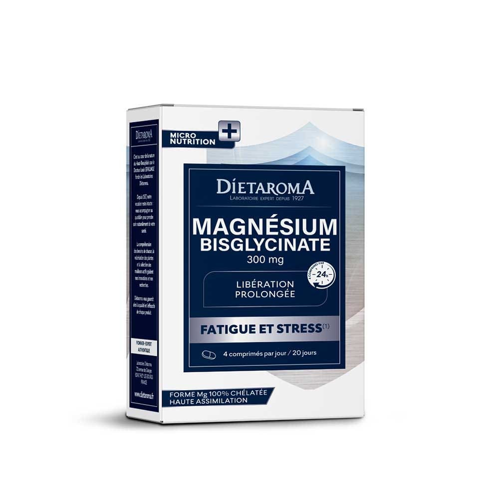 Dietaroma Bisglicinato de magnesio de liberación prolongada 80 comprimidos