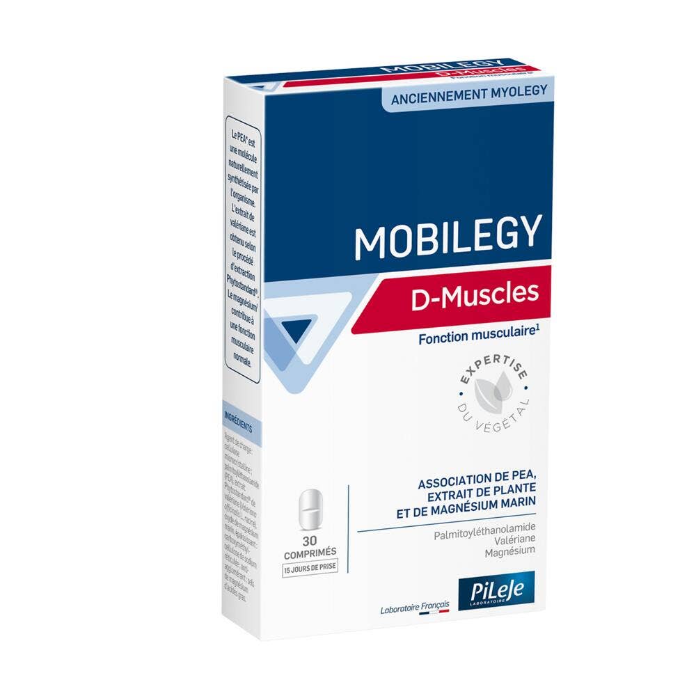 Pileje Mobilegy D-Muscles 30 comprimidos